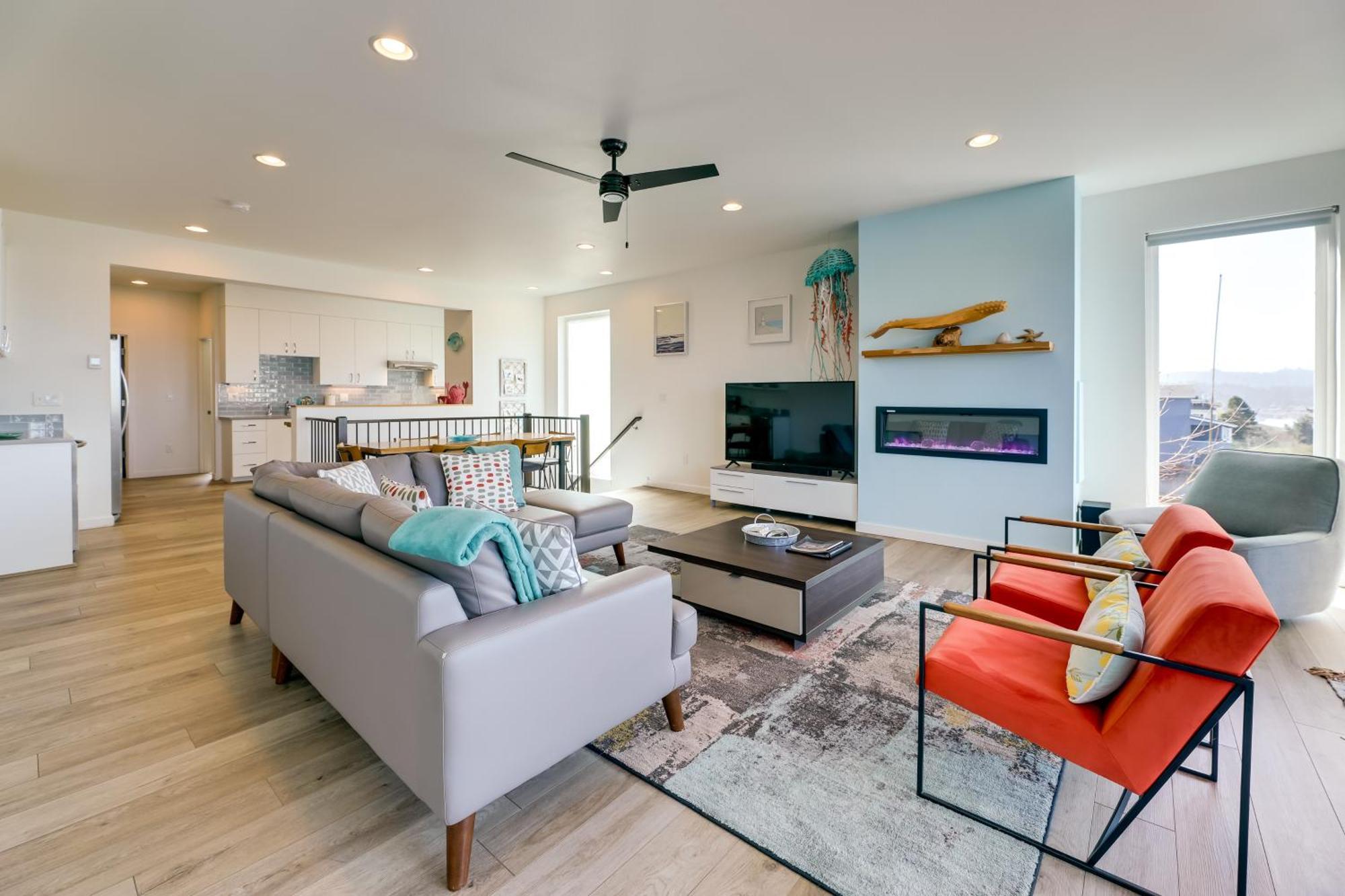 Scenic Depoe Bay Townhome With Deck Less Than 1 Mi To Parks! Exteriör bild